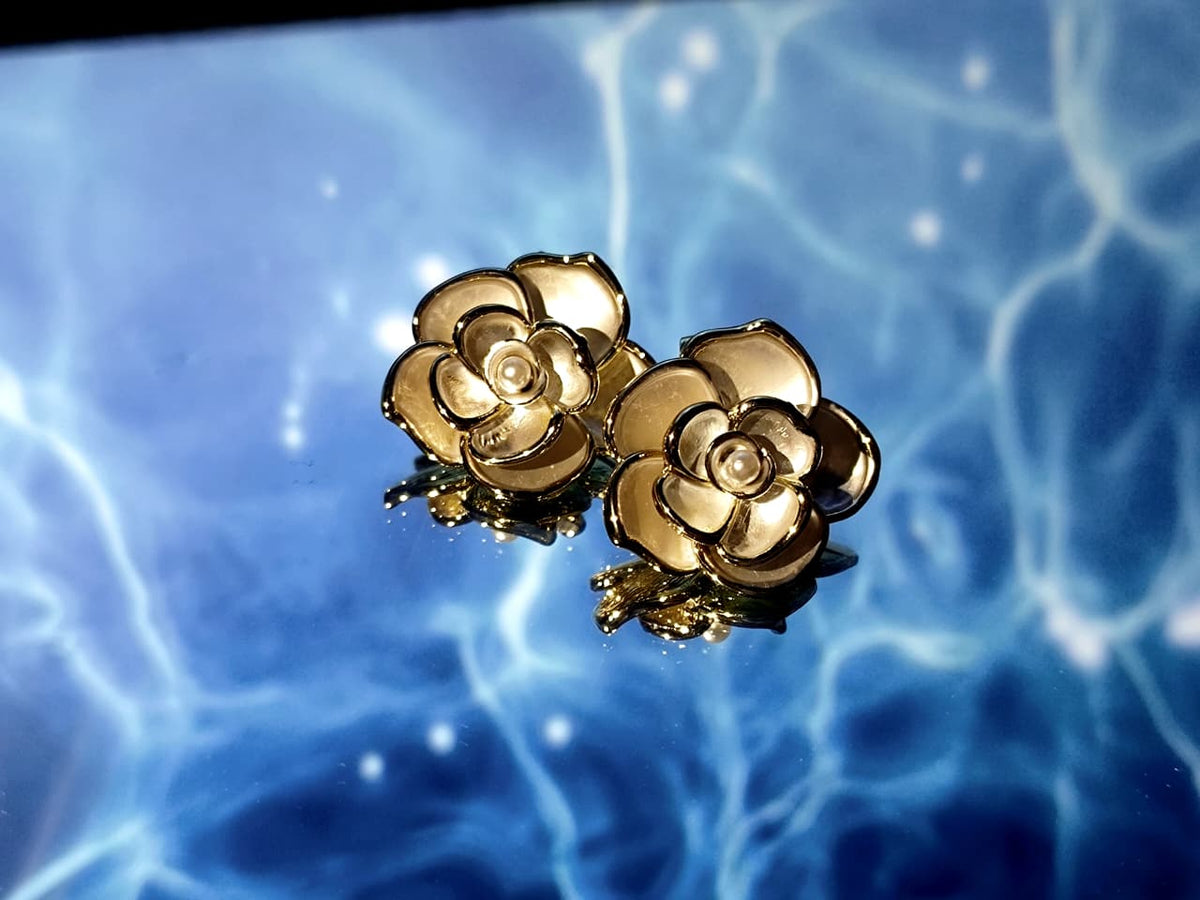 Arete Floral Perla